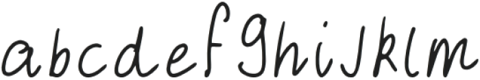 Benny Ballpoint Regular otf (400) Font LOWERCASE