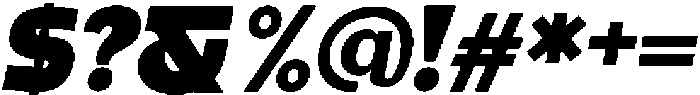 Benota Black Italic otf (900) Font OTHER CHARS