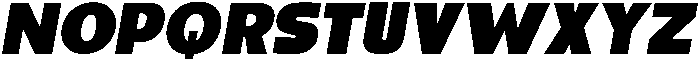 Benota Black Italic otf (900) Font UPPERCASE
