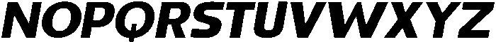 Benota Bold Italic otf (700) Font UPPERCASE