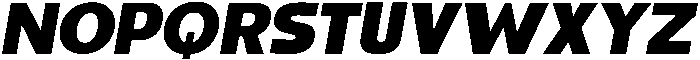 Benota Extra Bold Italic otf (700) Font UPPERCASE