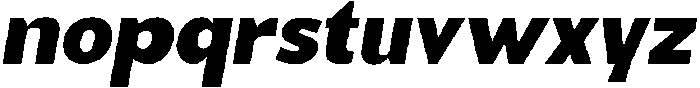 Benota Extra Bold Italic otf (700) Font LOWERCASE