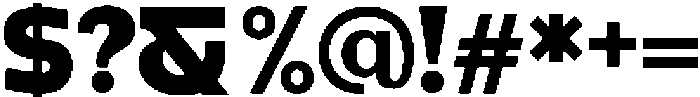 Benota Extra Bold otf (700) Font OTHER CHARS