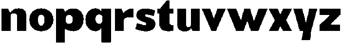 Benota Extra Bold otf (700) Font LOWERCASE