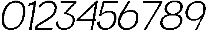 Benota Light Italic otf (300) Font OTHER CHARS