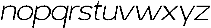 Benota Light Italic otf (300) Font LOWERCASE