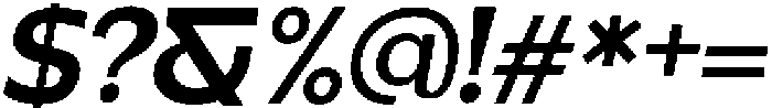 Benota Semi Bold Italic otf (600) Font OTHER CHARS
