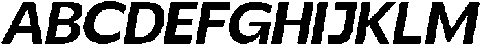 Benota Semi Bold Italic otf (600) Font UPPERCASE