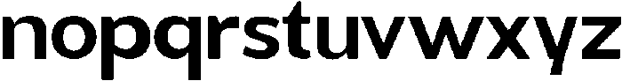 Benota Semi Bold otf (600) Font LOWERCASE