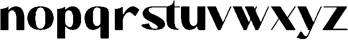 Benseal otf (400) Font LOWERCASE