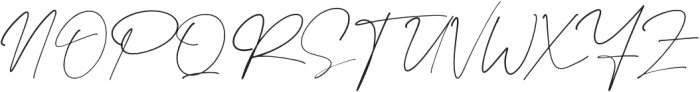 Bentila Signate otf (400) Font UPPERCASE