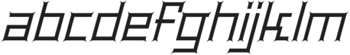 Bentley Floyd Medium Italic otf (500) Font LOWERCASE