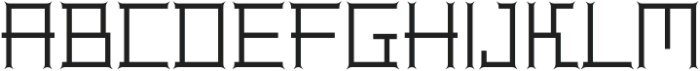 BentleyFloyd-Regular otf (400) Font UPPERCASE