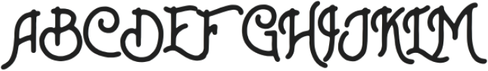 BentleyRegular otf (400) Font UPPERCASE