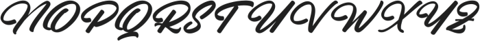 Bently Rittero Italic Italic otf (400) Font UPPERCASE