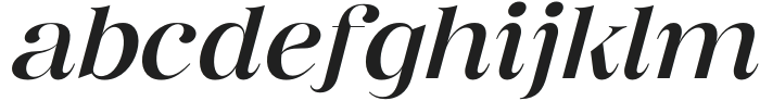 Bentoga Italic Extra Light otf (200) Font LOWERCASE