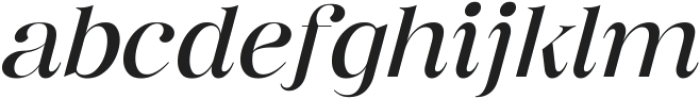 Bentoga Italic Thin Italic ttf (100) Font LOWERCASE