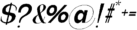 Bentona Athiroen Italic Black otf (900) Font OTHER CHARS