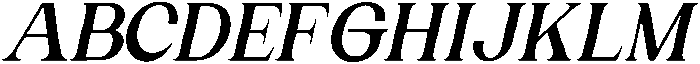 Bentona Athiroen Italic Black otf (900) Font UPPERCASE