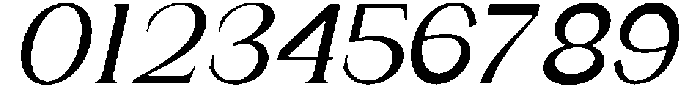 Bentona Athiroen Italic Bold otf (700) Font OTHER CHARS
