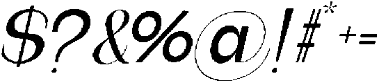 Bentona Athiroen Italic Bold otf (700) Font OTHER CHARS