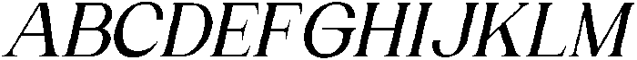 Bentona Athiroen Italic Bold otf (700) Font UPPERCASE