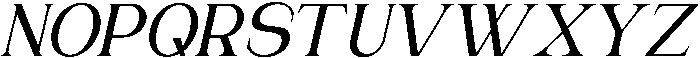 Bentona Athiroen Italic Bold otf (700) Font UPPERCASE