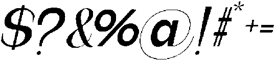Bentona Athiroen Italic Extra Bold otf (700) Font OTHER CHARS