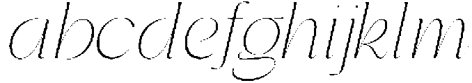 Bentona Athiroen Italic Extra Light otf (200) FONT
