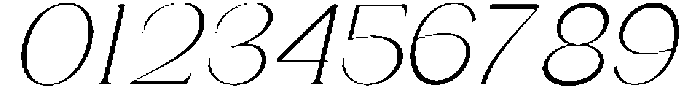 Bentona Athiroen Italic Light otf (300) Font OTHER CHARS