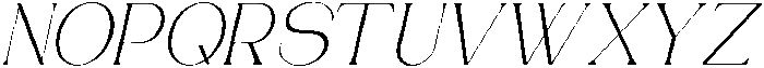 Bentona Athiroen Italic Light otf (300) Font UPPERCASE