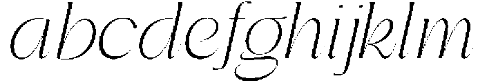 Bentona Athiroen Italic Light otf (300) FONT