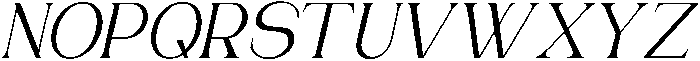 Bentona Athiroen Italic Medium otf (500) Font UPPERCASE