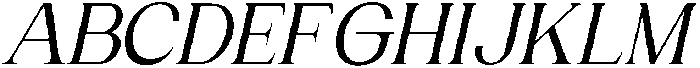 Bentona Athiroen Italic Semi Bold otf (600) Font UPPERCASE