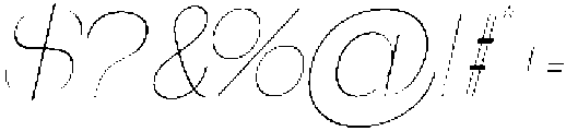 Bentona Athiroen Italic Thin otf (100) Font OTHER CHARS