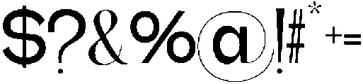 Bentona Athiroen Sans Bold otf (700) Font OTHER CHARS
