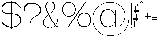 Bentona Athiroen Sans Extra Light otf (200) Font OTHER CHARS