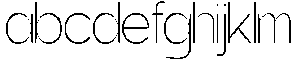 Bentona Athiroen Sans Extra Light otf (200) Font LOWERCASE