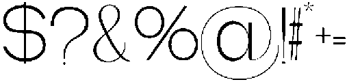 Bentona Athiroen Sans Light otf (300) Font OTHER CHARS