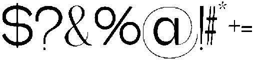 Bentona Athiroen Sans Medium otf (500) Font OTHER CHARS
