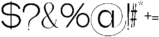Bentona Athiroen Sans Regular otf (400) Font OTHER CHARS