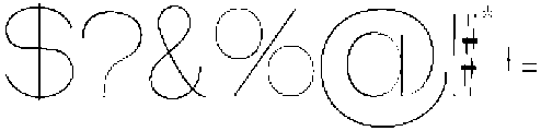 Bentona Athiroen Sans Thin otf (100) Font OTHER CHARS