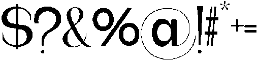 Bentona Athiroen Serif Bold otf (700) Font OTHER CHARS