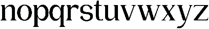 Bentona Athiroen Serif Bold otf (700) Font LOWERCASE