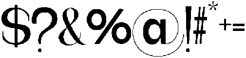 Bentona Athiroen Serif Extra Bold otf (700) Font OTHER CHARS