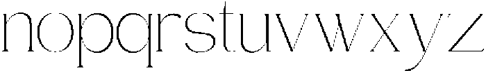 Bentona Athiroen Serif Extra Light otf (200) Font LOWERCASE