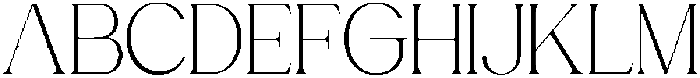 Bentona Athiroen Serif Light otf (300) Font UPPERCASE