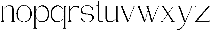 Bentona Athiroen Serif Light otf (300) Font LOWERCASE
