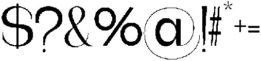 Bentona Athiroen Serif Semi Bold otf (600) Font OTHER CHARS