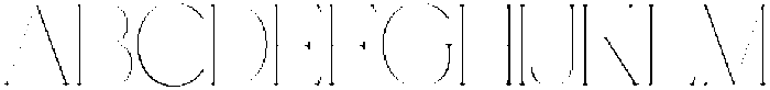 Bentona Athiroen Serif Thin otf (100) Font UPPERCASE